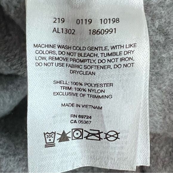 Columbia Gray/Pink Snap Pullover Sweatshirt Size M - Picture 6 of 6